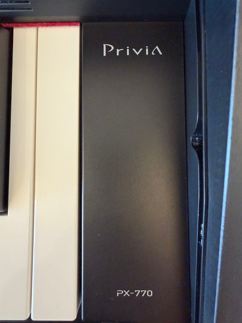 【2022年製、送料込】CASIO 電子ピアノ Privia PX-770BK