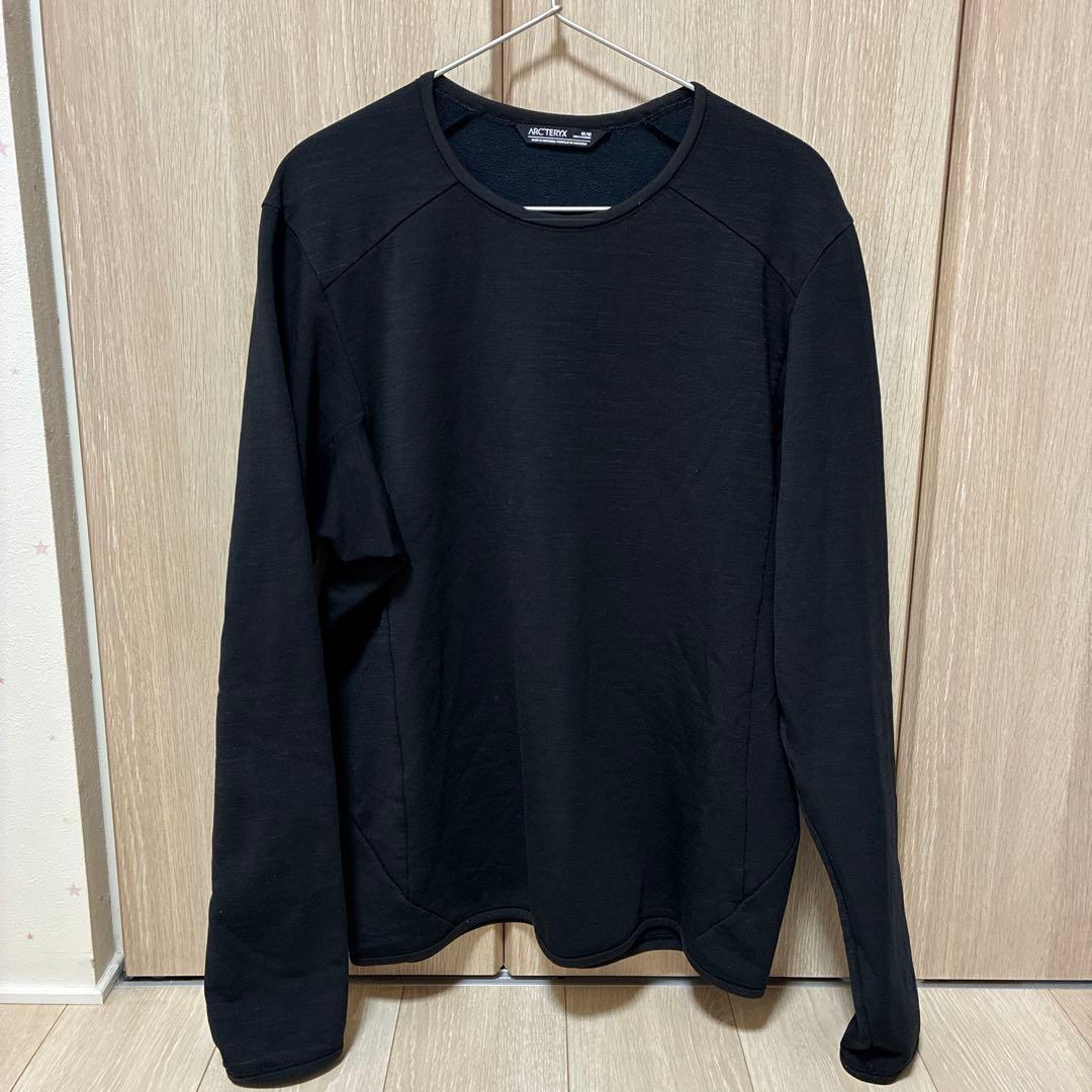 アークテリクス　カイヤナイトAR　テックウールクルー　Мサイズ　ブラック