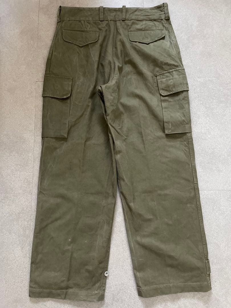 u*0様 フランス軍　ヴィンテージ　M47 パンツ　初期　　3メタルボタン　ユー