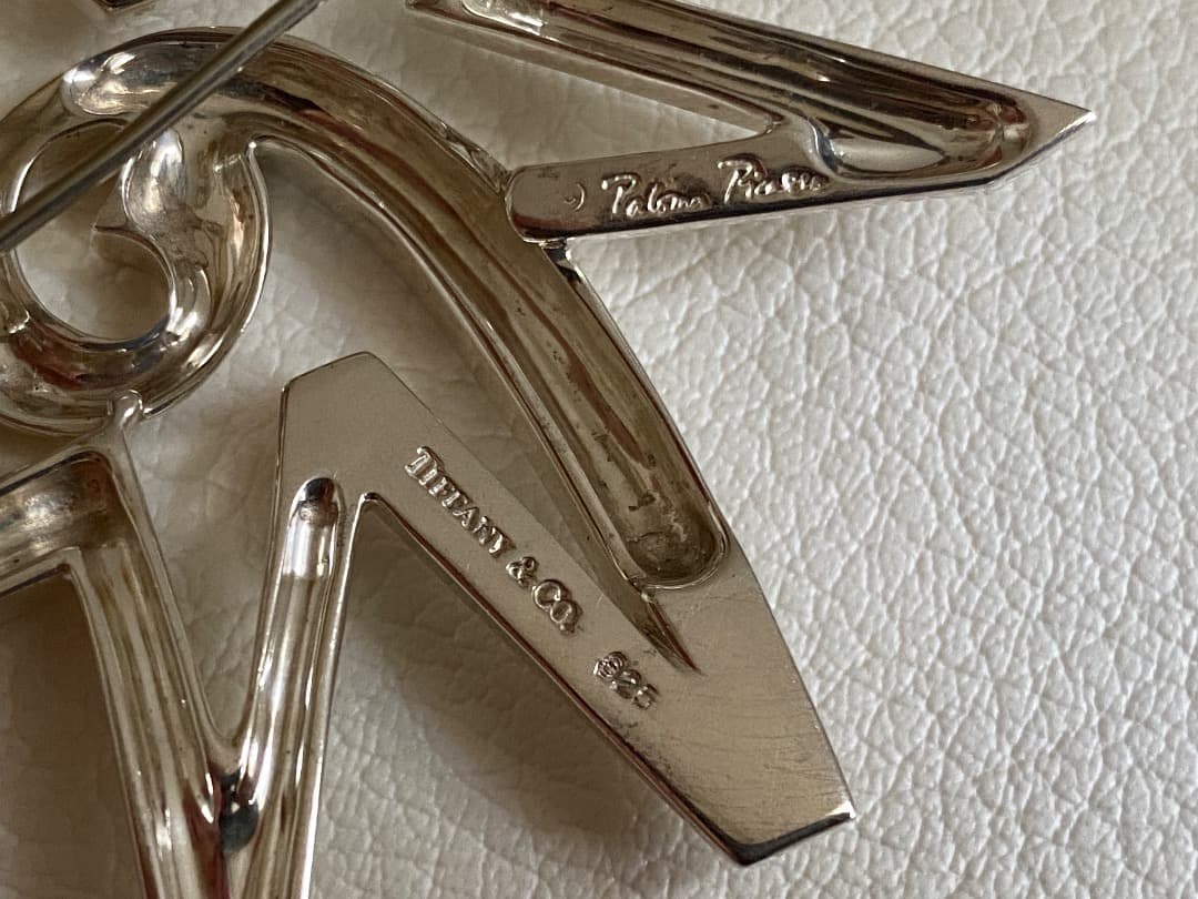 週末お値下げ　美品　ティファニー　スターモチーフ　ブローチ　パロマピカソ