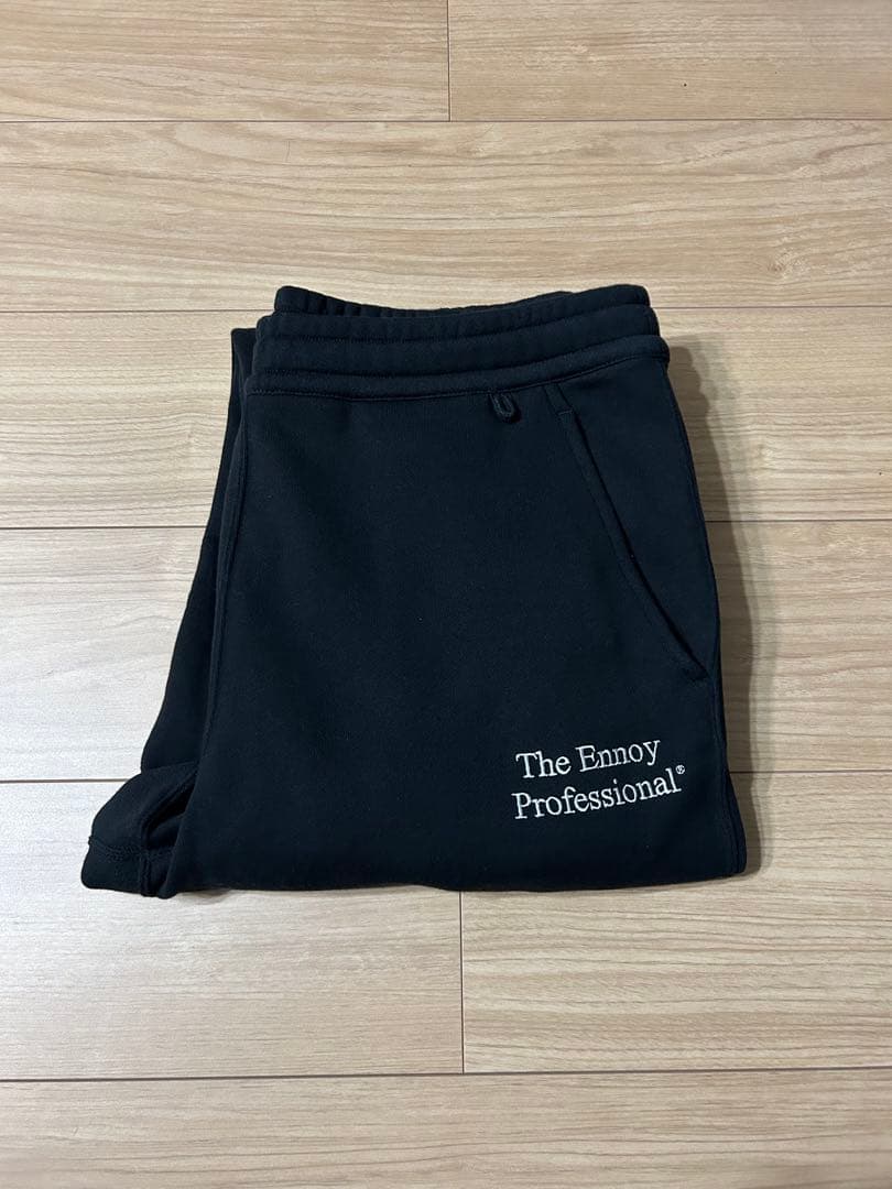 ennoy エンノイ スウェット セットアップ L ブラック