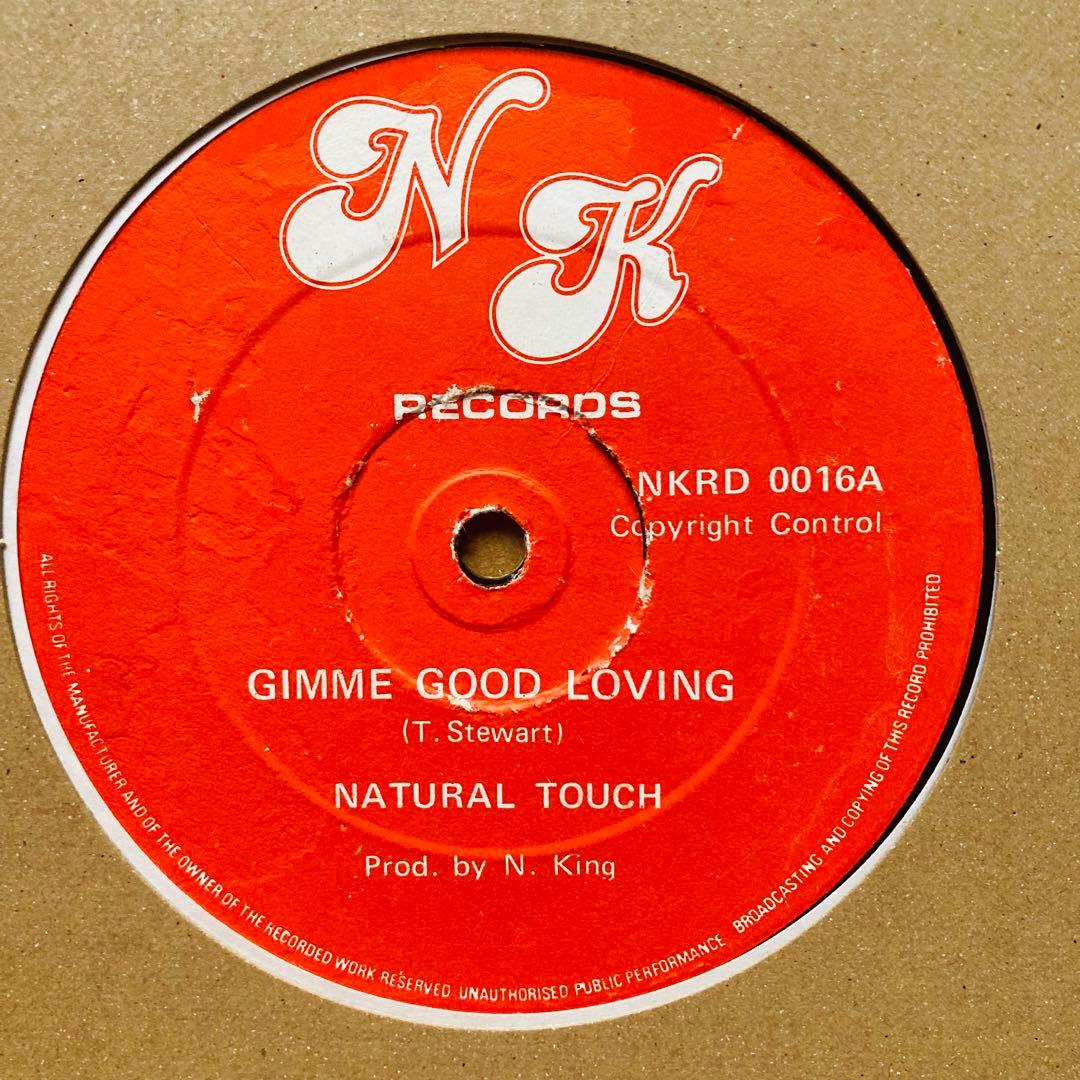 12インチ NATURAL TOUCH 2枚　　レゲエ ラバーズ