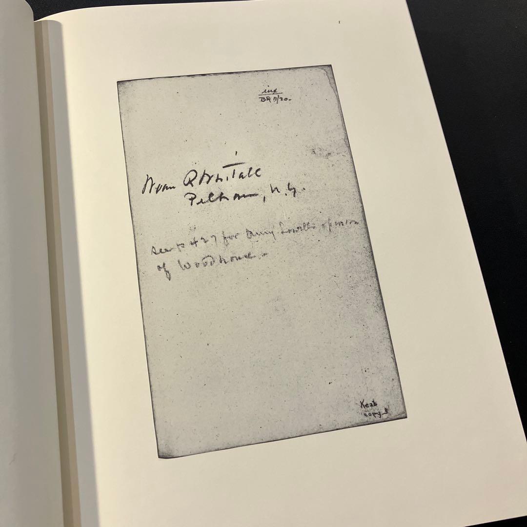 【洋書古書】ジョン・キーツ　エンディミオン　ファクシミリ版