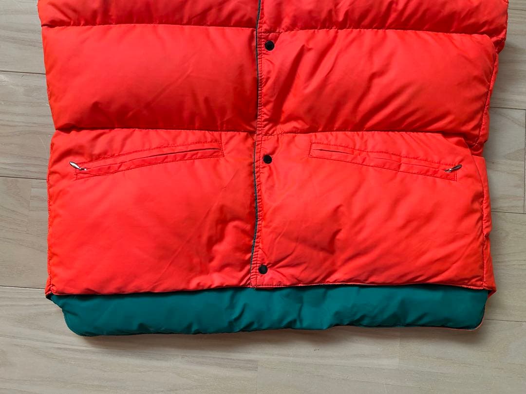 Wool rich リバーシブルダウンベスト