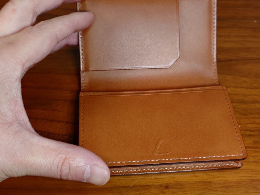 土屋鞄　ブライドル名刺入れ　こげ茶