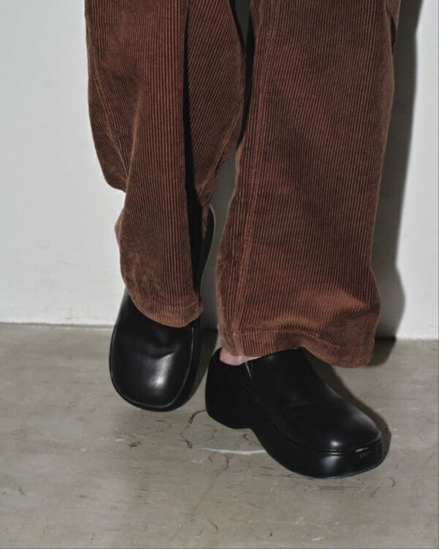 todayful Volume Sole Sabot ブラック 37