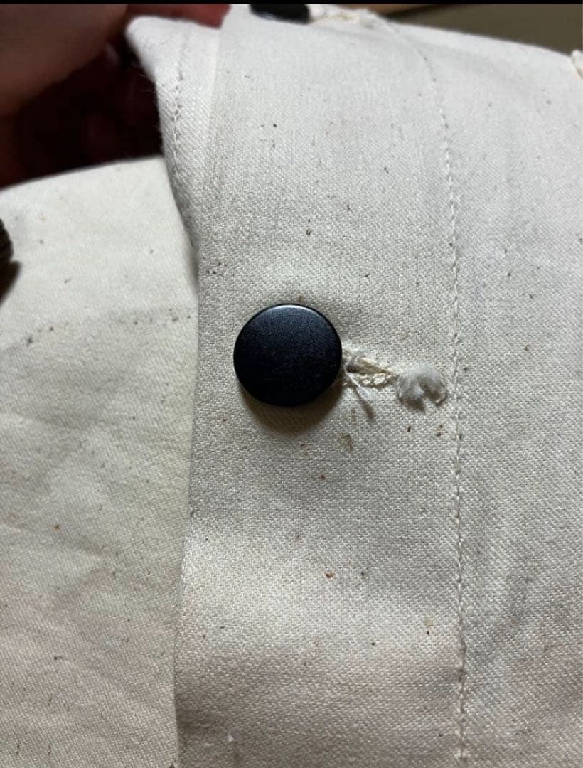 50s〜60s デッドストック！　カバーオール オフホワイト　アイボリー　生成り