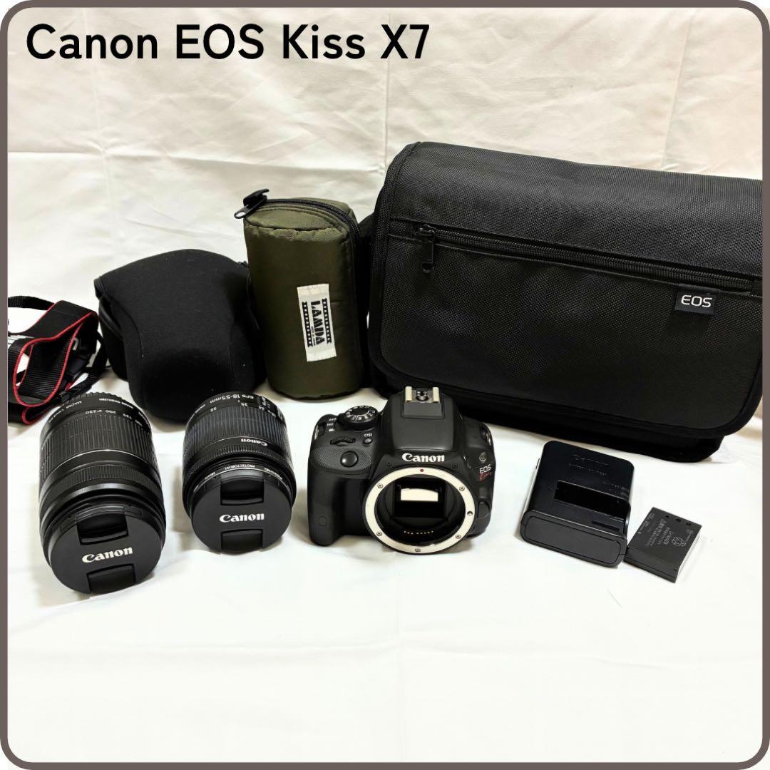 Canon EOS Kiss X7 ジャンク 電源落ち 修理 部品取り 一式