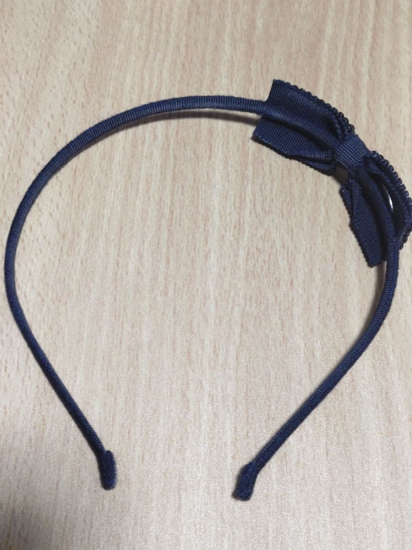 CHANEL シャネル ブラックリボン ヘアバンド カチューシャ