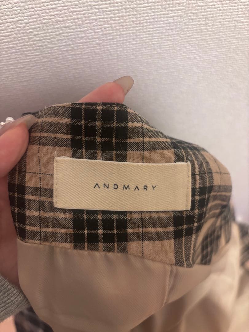 andmary Khy check set 正規品