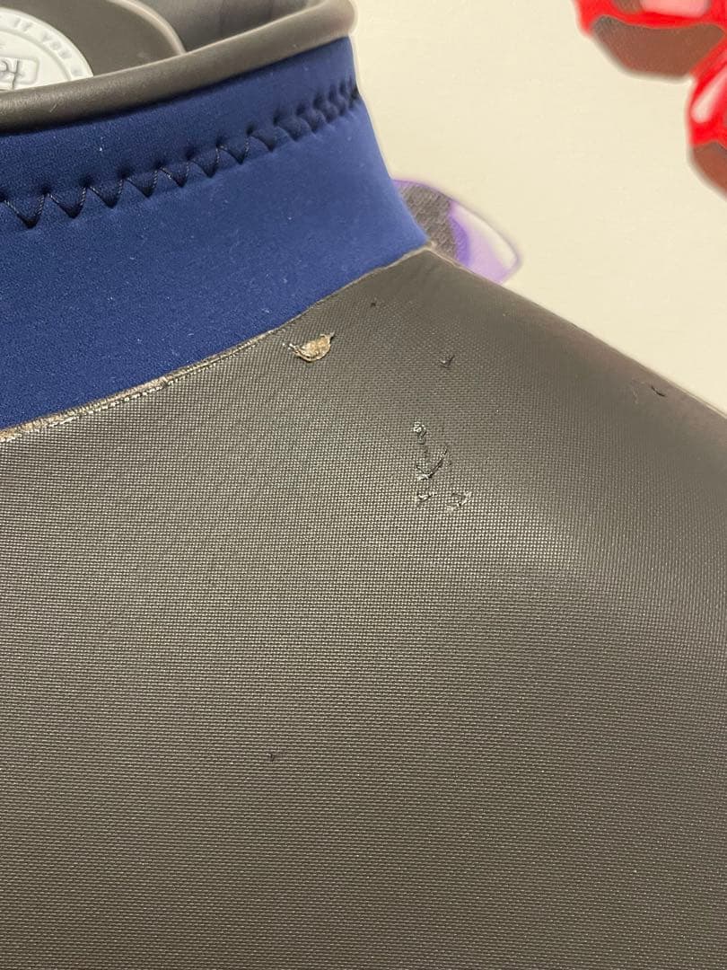 ZERO ドライ冬用レディースフルスーツ ウェットスーツ 黒/青