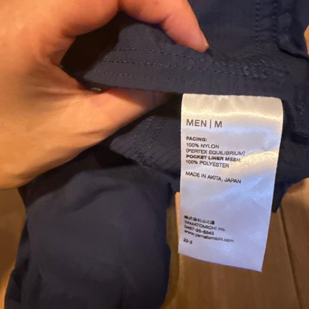 山と道　dw 5 pocket shorts men ネイビー M