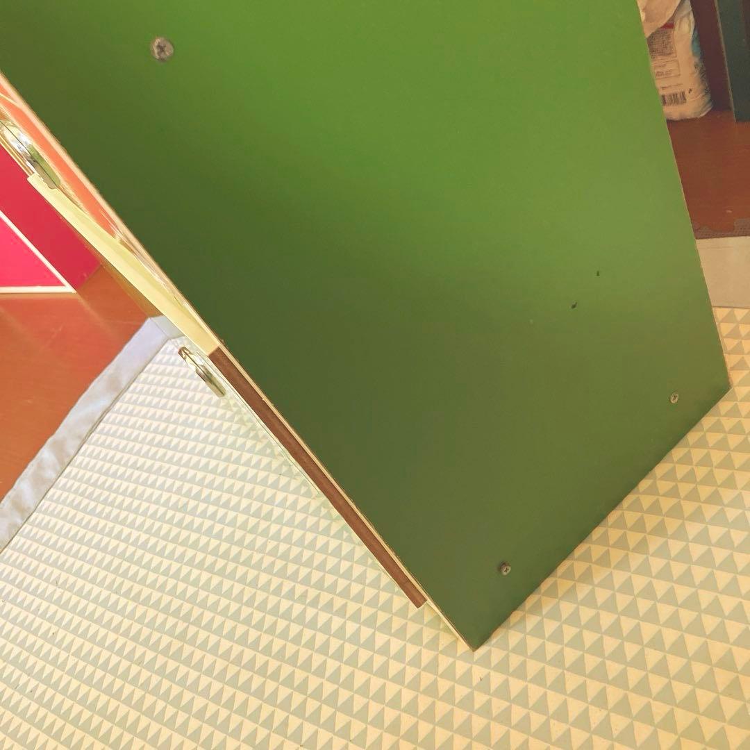 レトロポップ 木製 5段 チェスト 箪笥 グリーン昭和レトロ 引き出し 緑