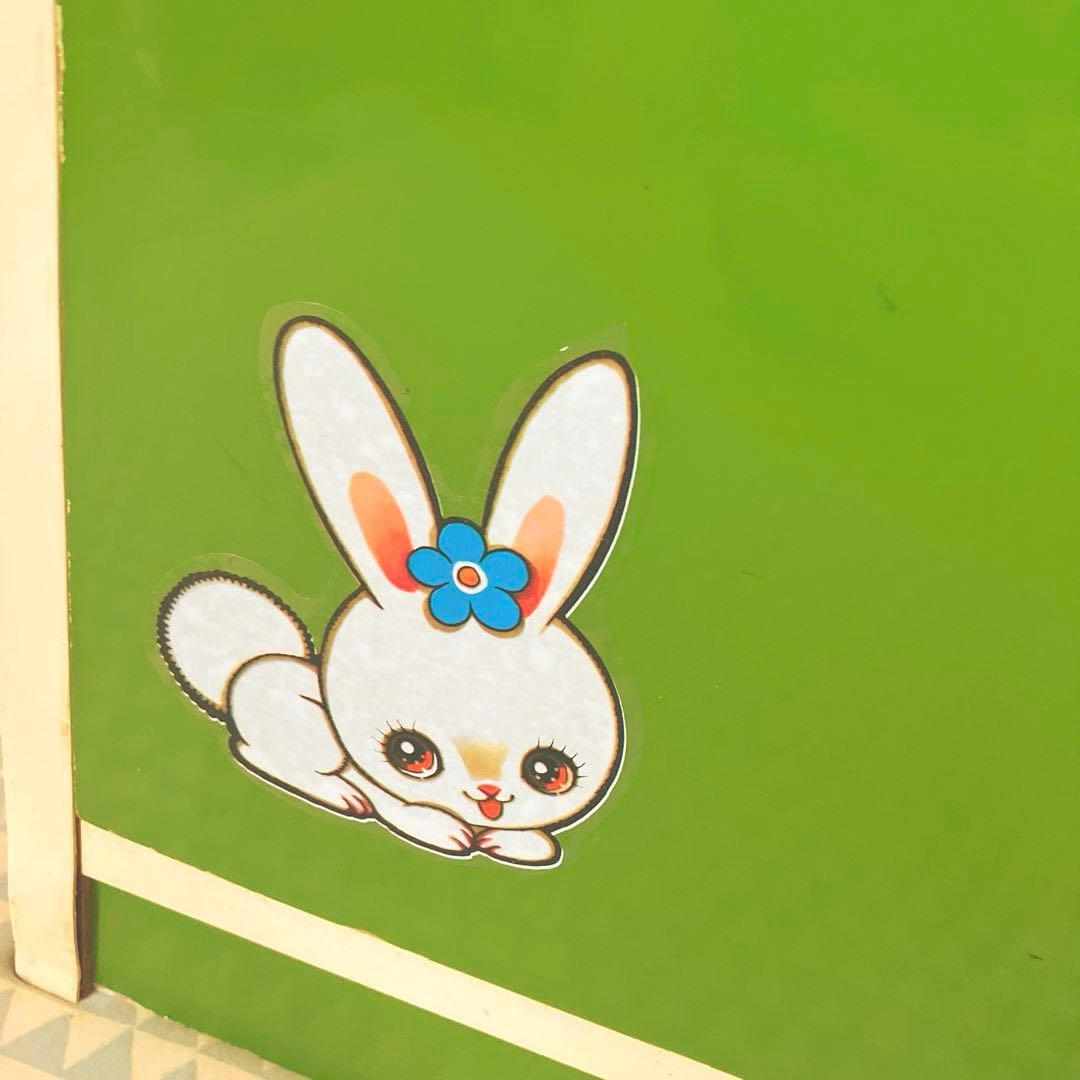 レトロポップ 木製 5段 チェスト 箪笥 グリーン昭和レトロ 引き出し 緑