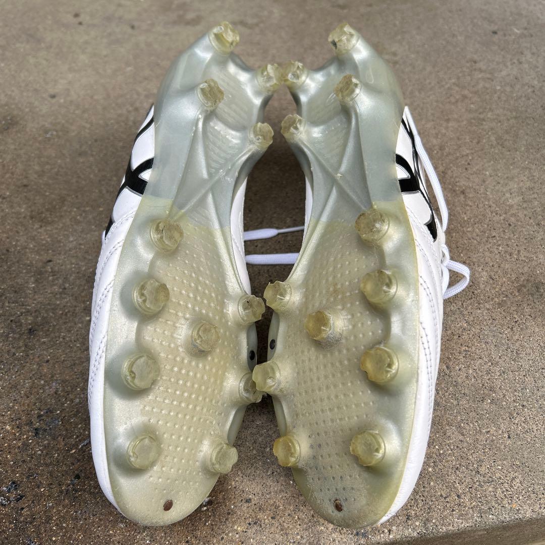 アシックス DS LIGHT ホワイト サッカーシューズ25.5センチ2足セット