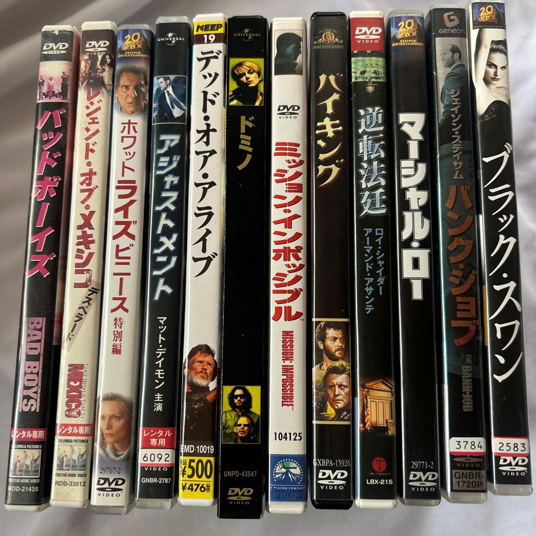 洋画　DVD まとめ売り　レンタル落ち　ブラックスワン