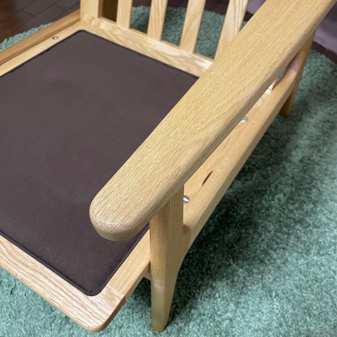 マルニ木工 マルニ60 ハイバックチェア 両肘 フレームのみ オーク材