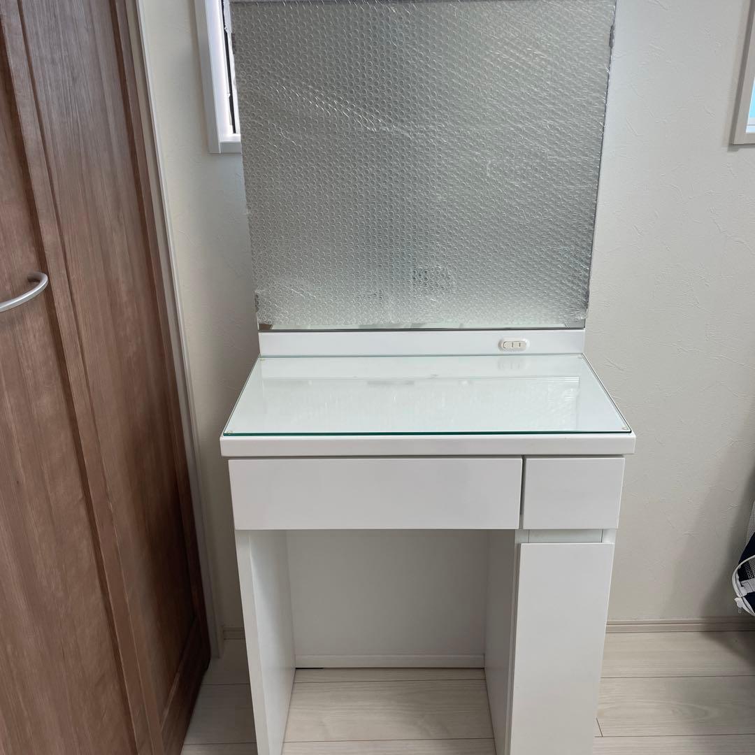 ニトリ ミラー付きドレッサー ホワイト