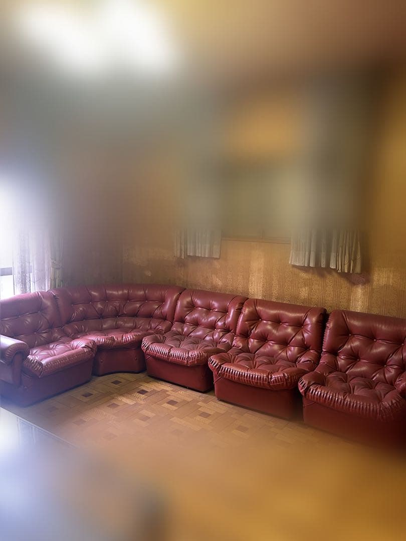 手渡し限定！ブラウンコーナーソファ　足立区まで取りに来られる方で！