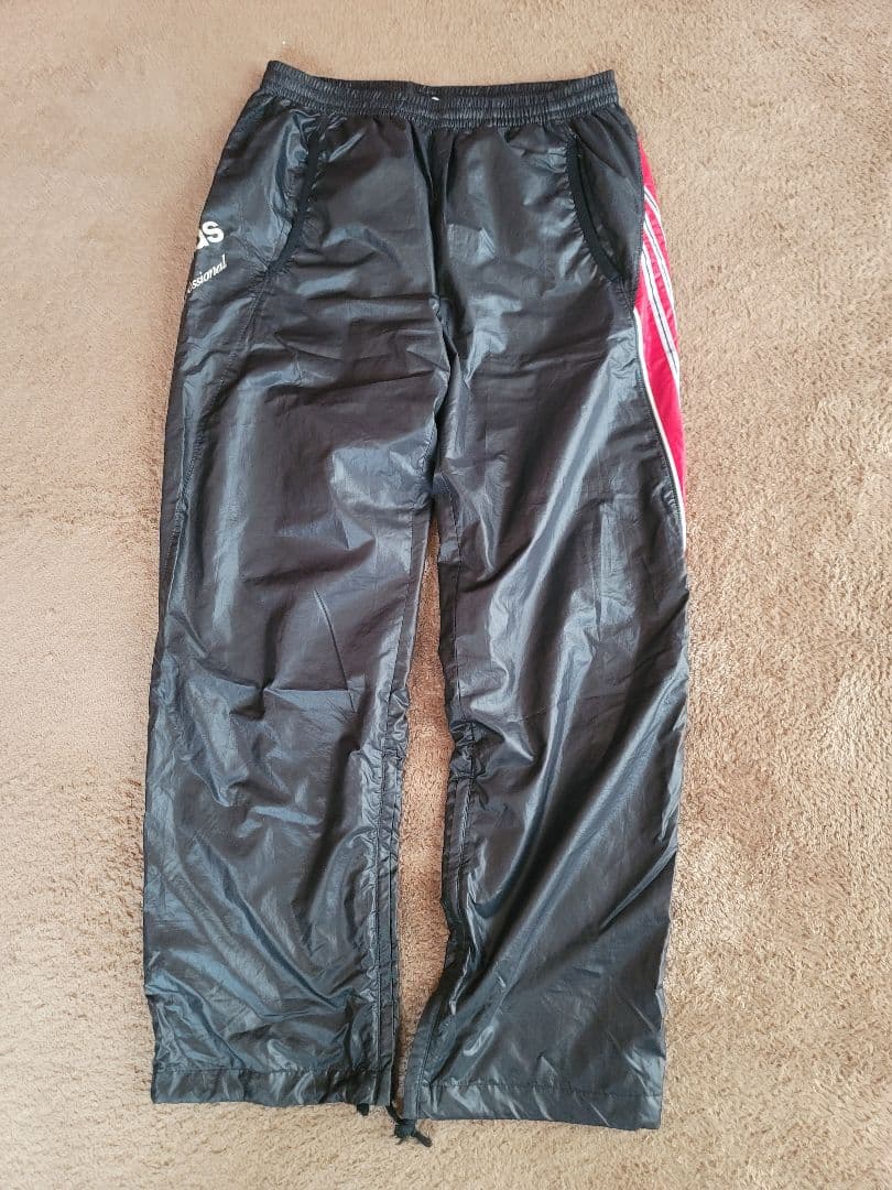美品❗adidas Professional ジャケット パンツセット L黒/赤