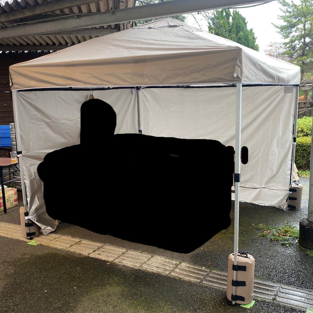 【サイドシート2枚+補強パーツ付】2.5mワンタッチタープテント フィールドア