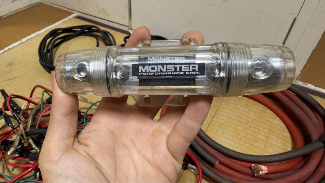 カーオーディオ 配線セット 200a ヒューズ 0ケージ RCAケーブル