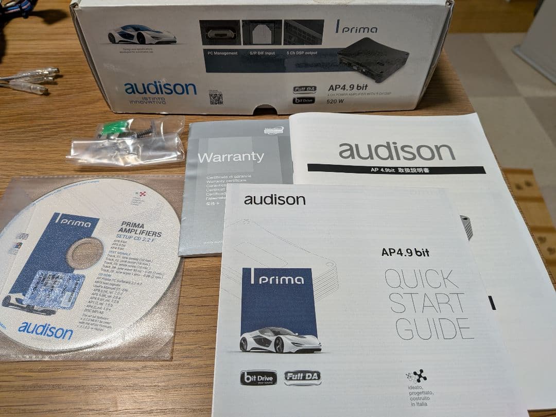 audison AP4.9 bit アンプ内蔵DSP 520W