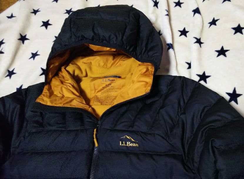 LLBeanエルエルビーンダウンフードジャケットUS−Mサイズ