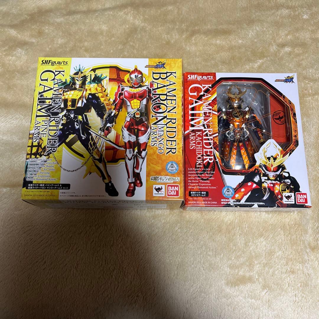 仮面ライダー鎧武①ガイムフィギュアーツ ７体セットS.H.Figuarts極美品