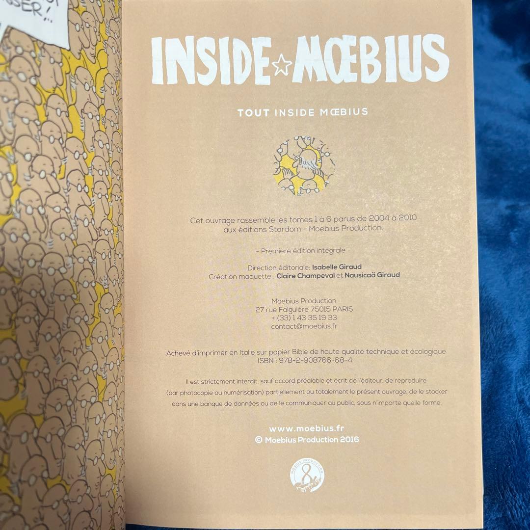 バンド・デシネ　Tout Inside Moebius メビウス　フランス語版