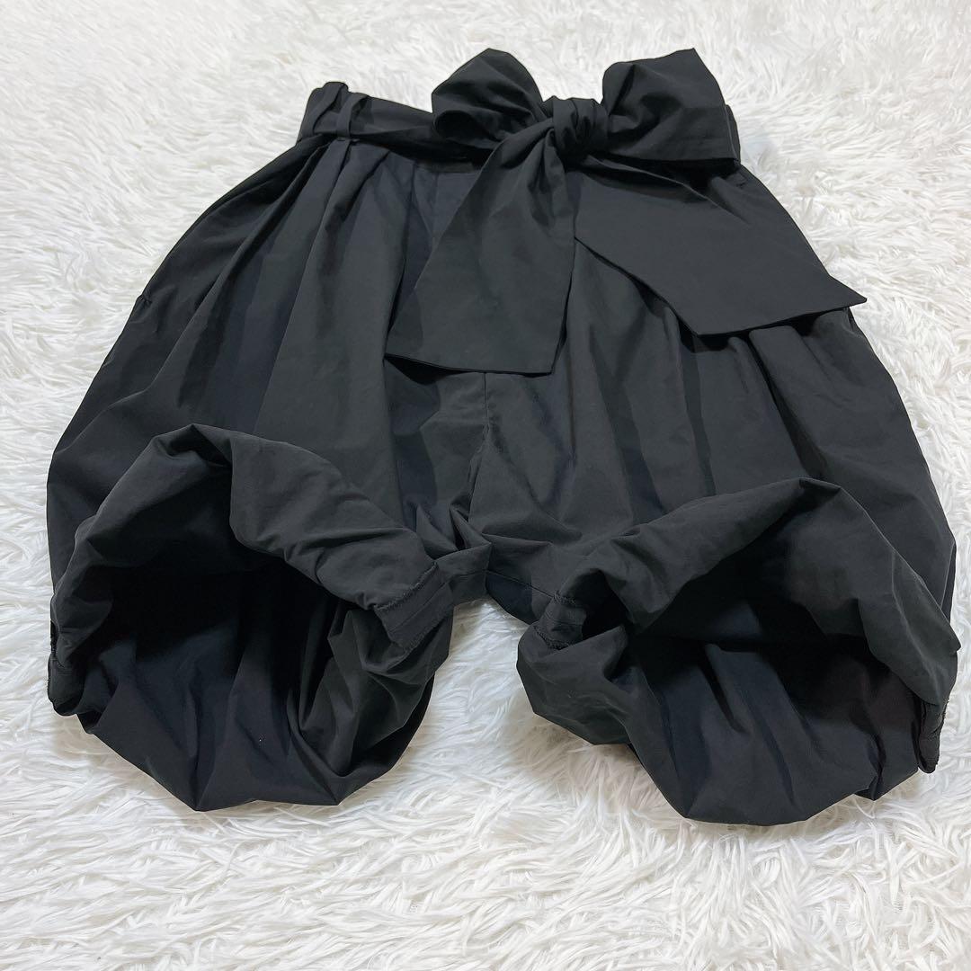 【希少・新品タグ付未使用品】MIU MIU ショートパンツ リボン ポプリン