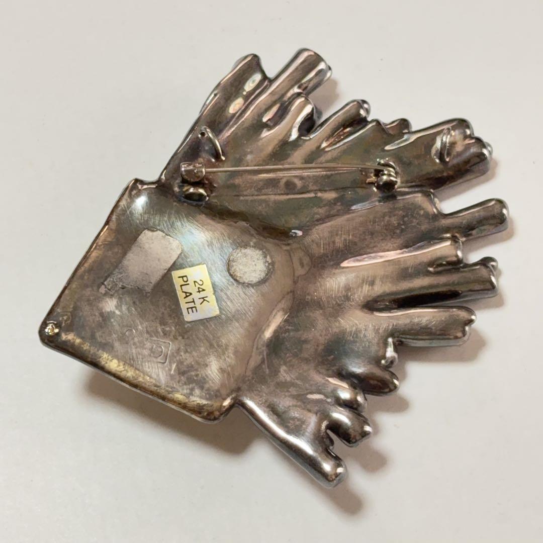 大判！DAVID VARSANO イスラエル ペンダント ブローチ