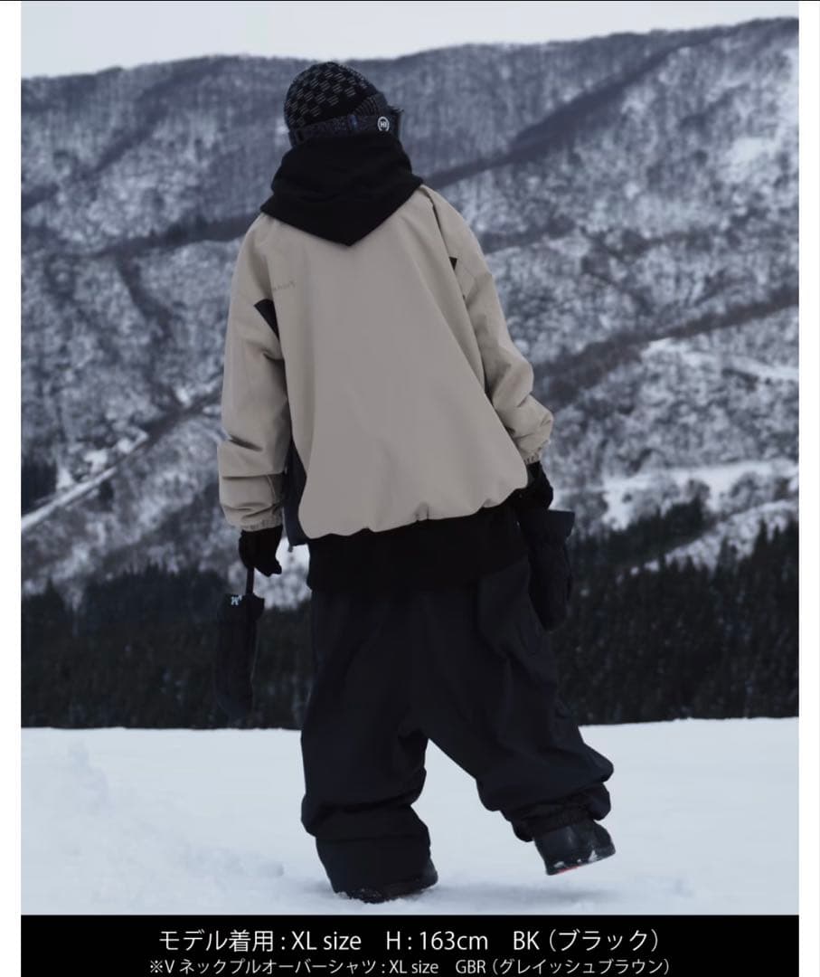 24-25 mahf スノー ワイドパンツ