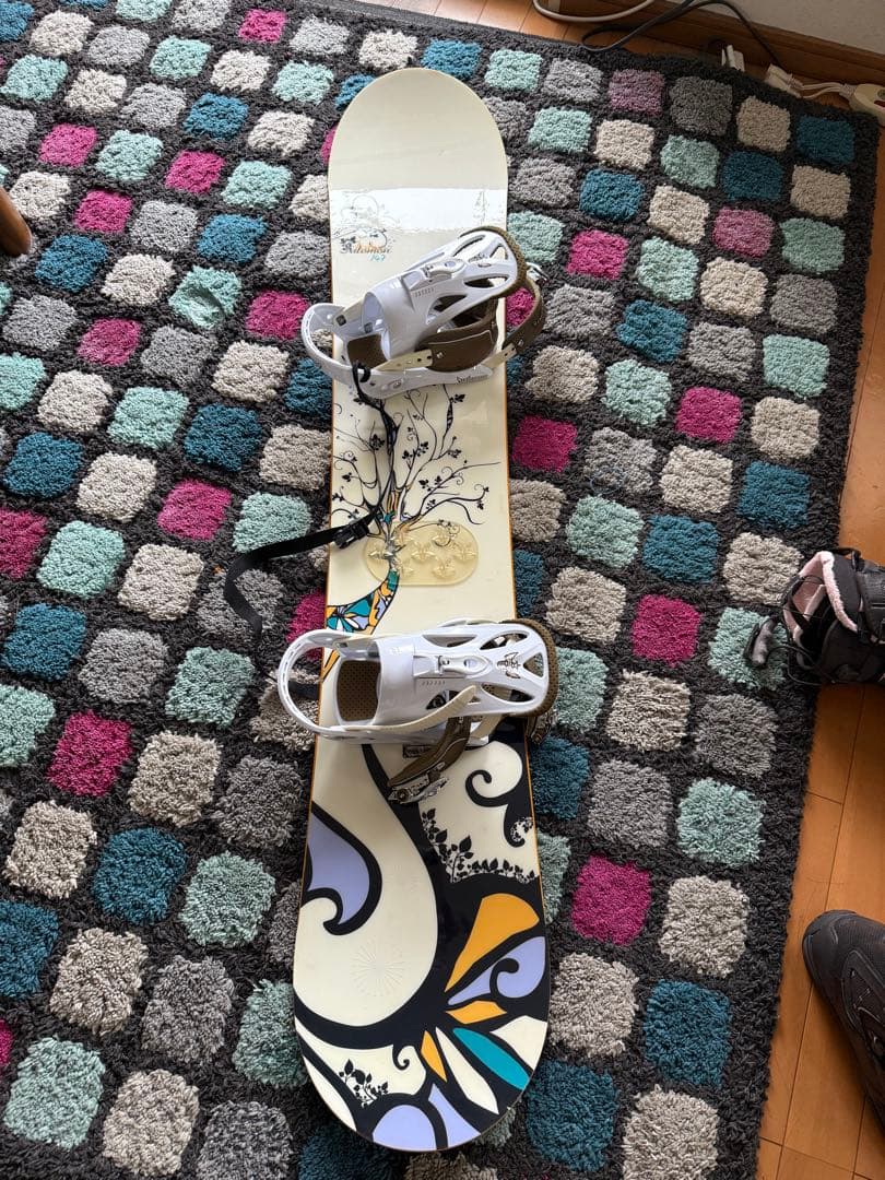 SALOMON スノーボード　板/ブーツ24.5cm／バック