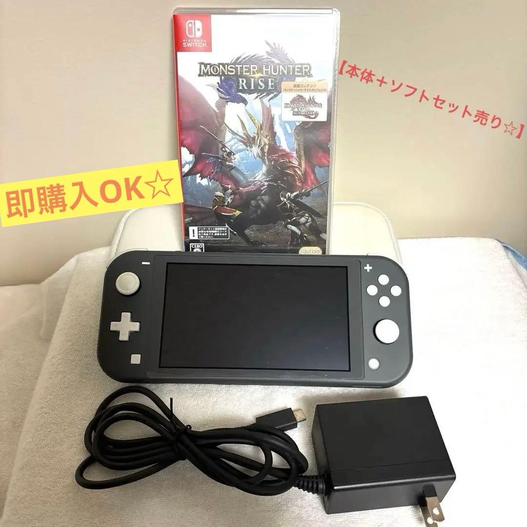 【本体＋ソフト】Nintendo Switch Lite グレー