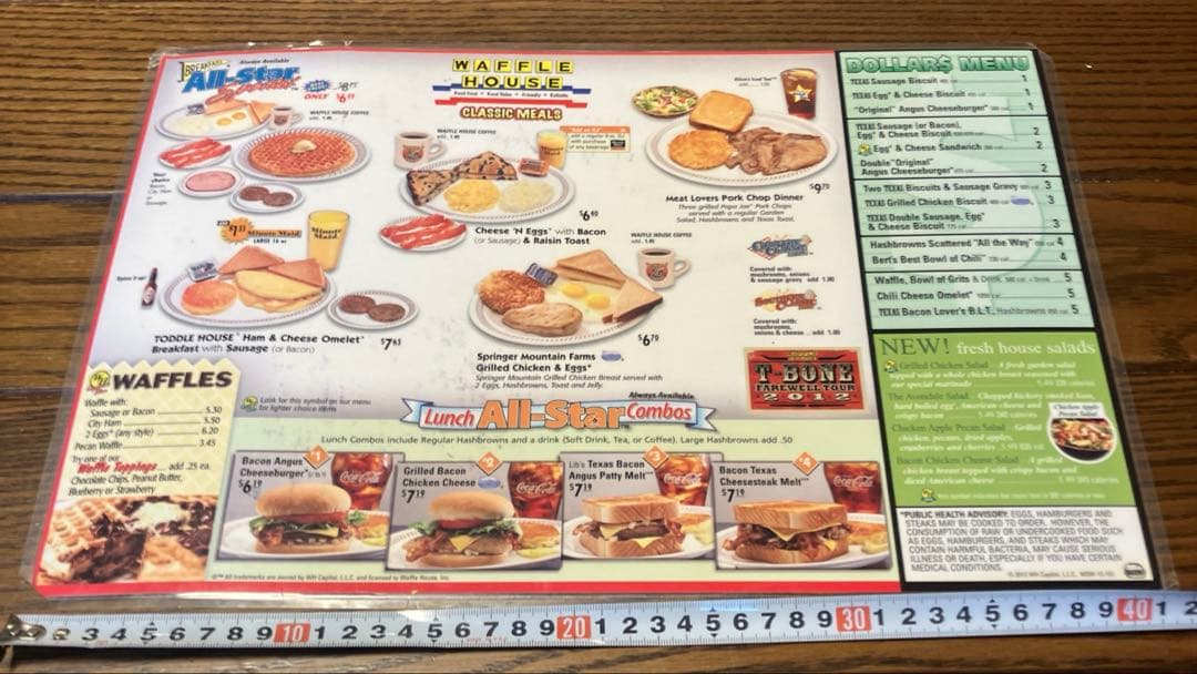 その他 Waffle House Menu