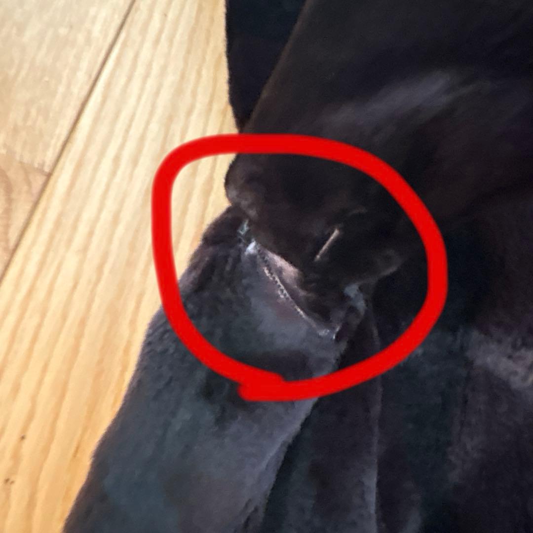 BALMAIN フード付き毛皮コート 両面使える