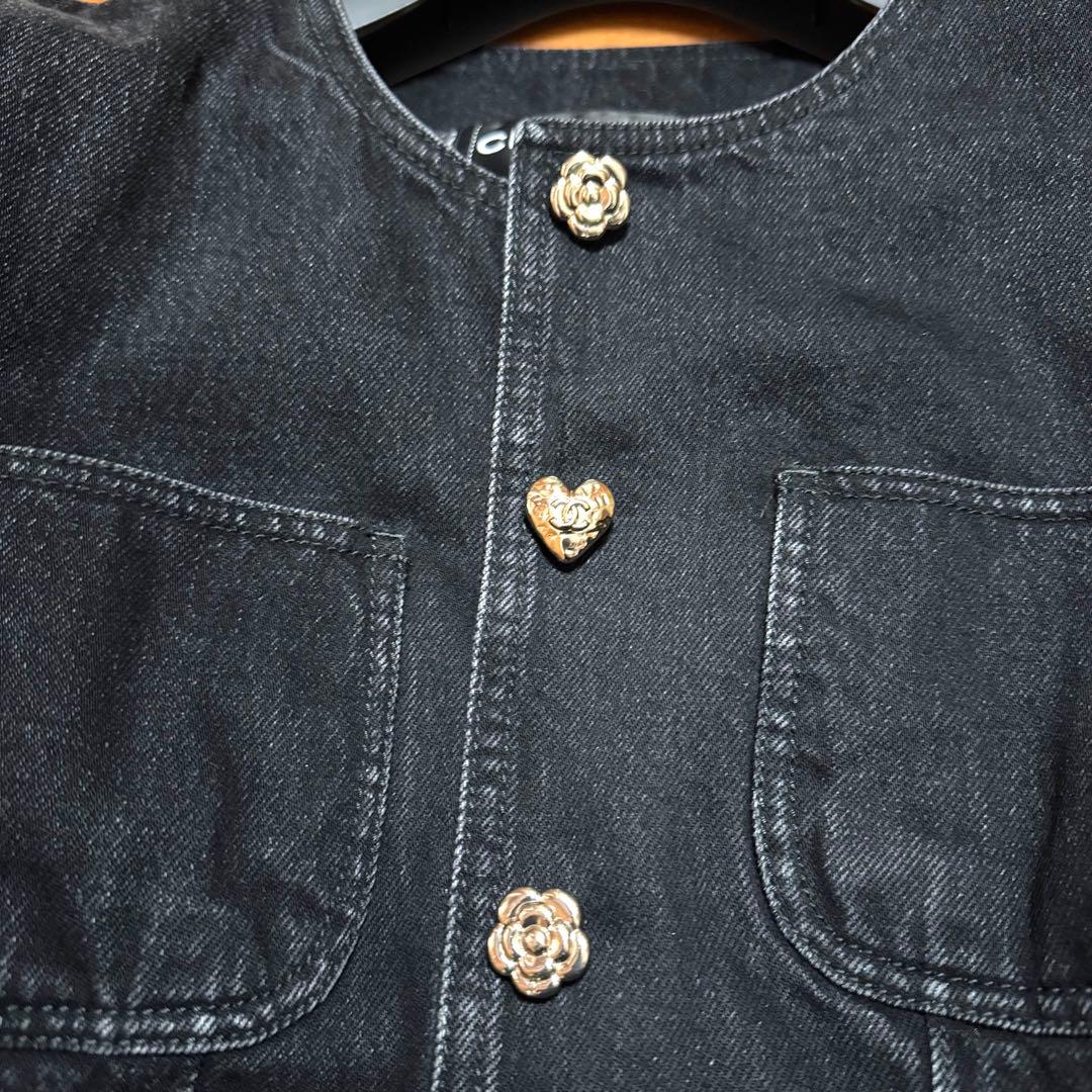 国内百貨店購入即完売CHANELシャネルデニムジャケット36