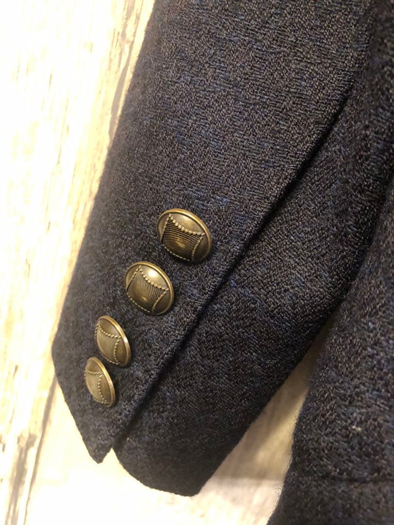 SAFARI掲載 限定品 タリアトーレ ネイビー ブレザー 44 紺ブレ