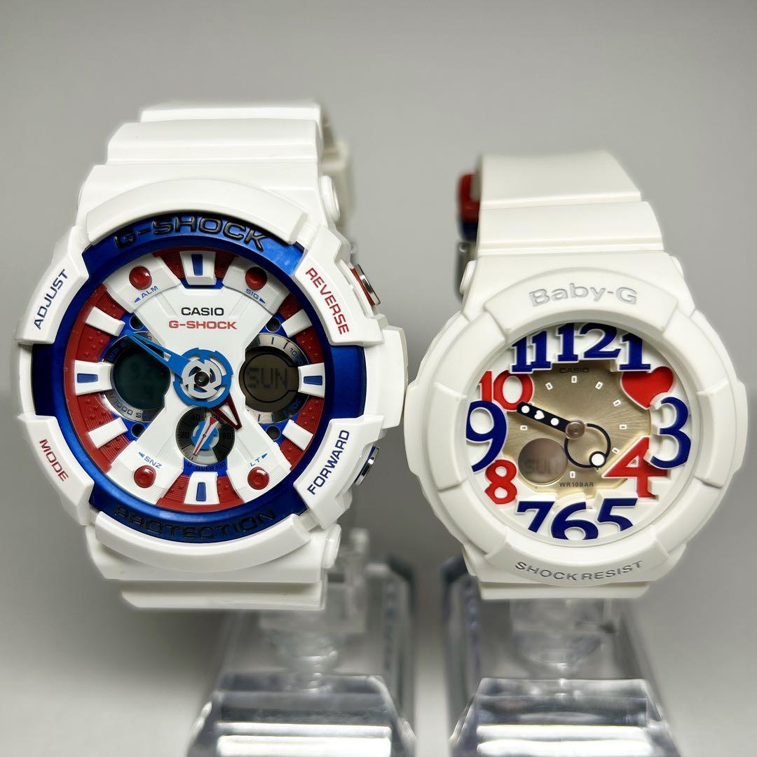CASIO G-SHOCK BABY-G❤️【美品】❤️トリコロール❤️ペアセット❤️