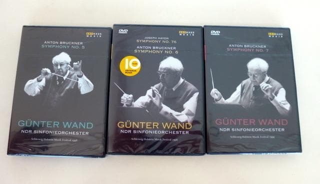 【新品】ギュンター・ヴァント＆北ドイツ放送交響楽団 DVD 3セッ