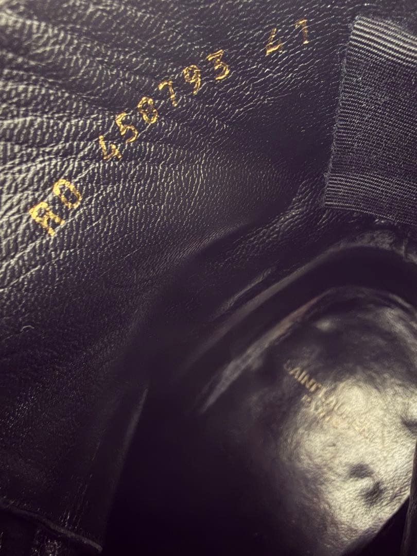 サンローランパリ エディ期 ワイアットジョッパーブーツ 41 レザーブーツ