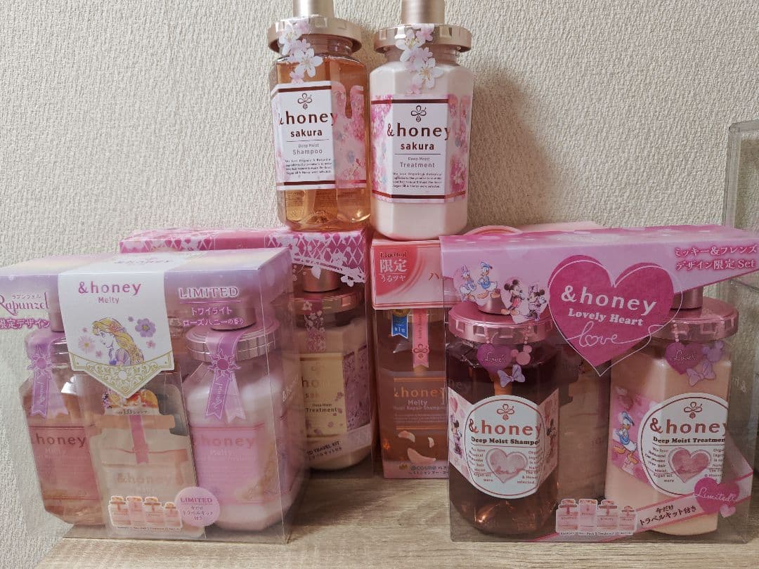 &honey Lovely Heart シャンプー & トリートメント 5セット
