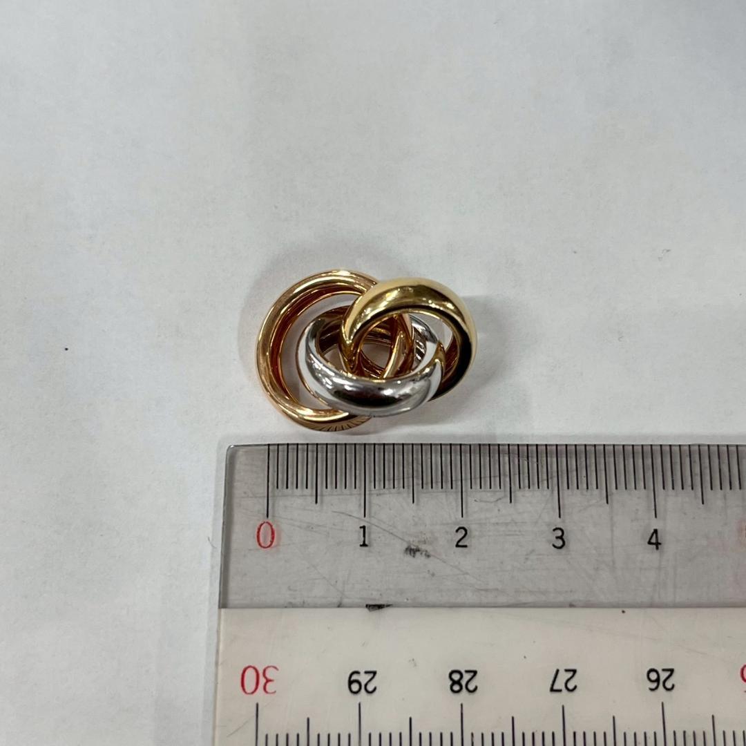 K◆美品 RUGIADA ルジアダ 18金 750PG YG WG 重量9.3g