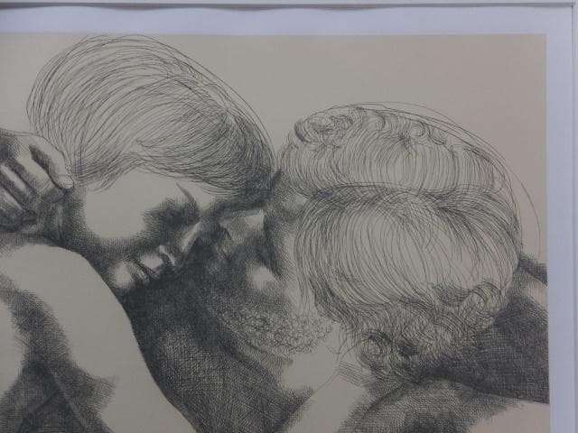 エミリオ・グレコ　直筆サイン『COMMIATO No21』エッチング 0801S