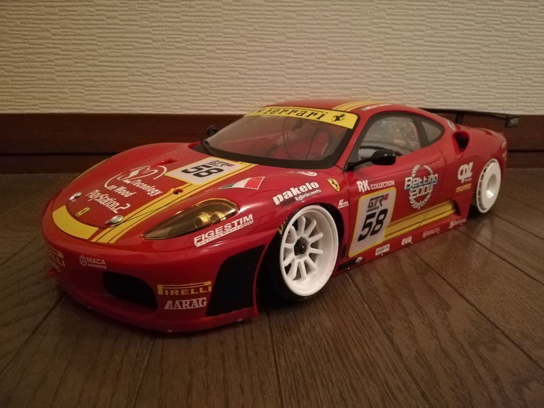1/10 MJX RC ラジコン ボディ フェラーリ F430GT ドリパケ等