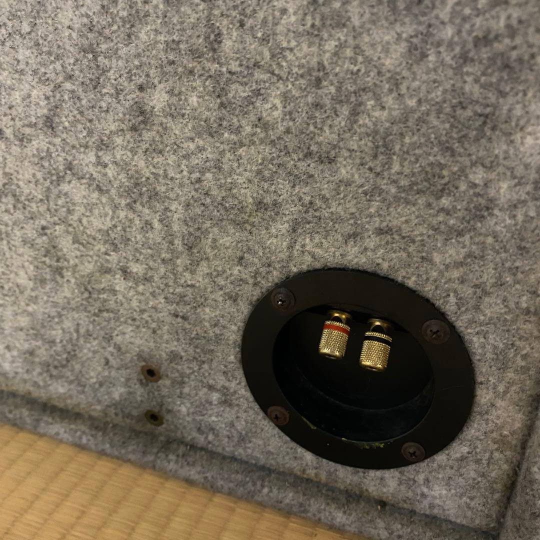 あひ　サブウーファー アンプ付 セルシオ外し 25cm2発 カロッツェリア