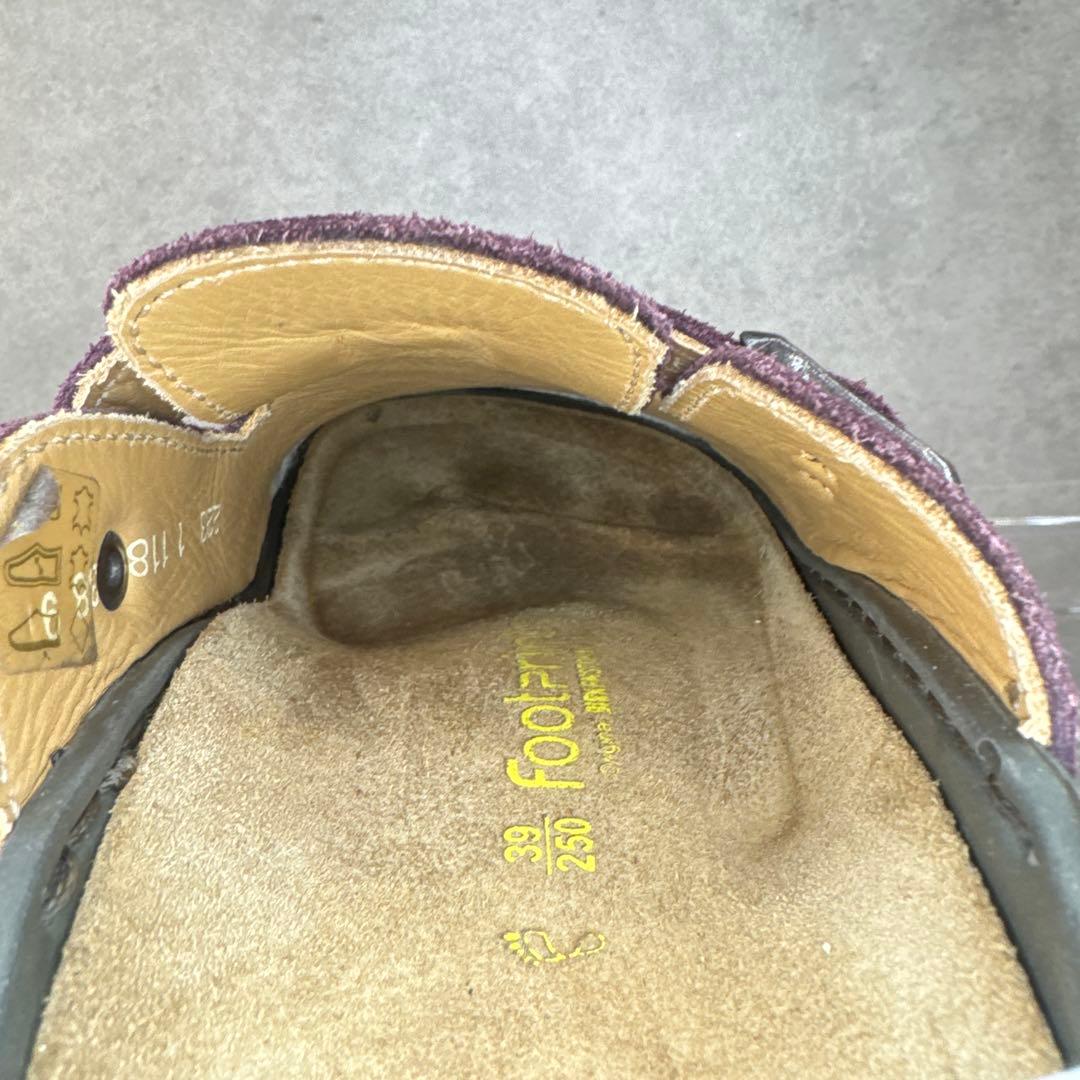 未使用級！BIRKENSTOCK フットプリンツ　ピカデリー　レザーサボサンダル