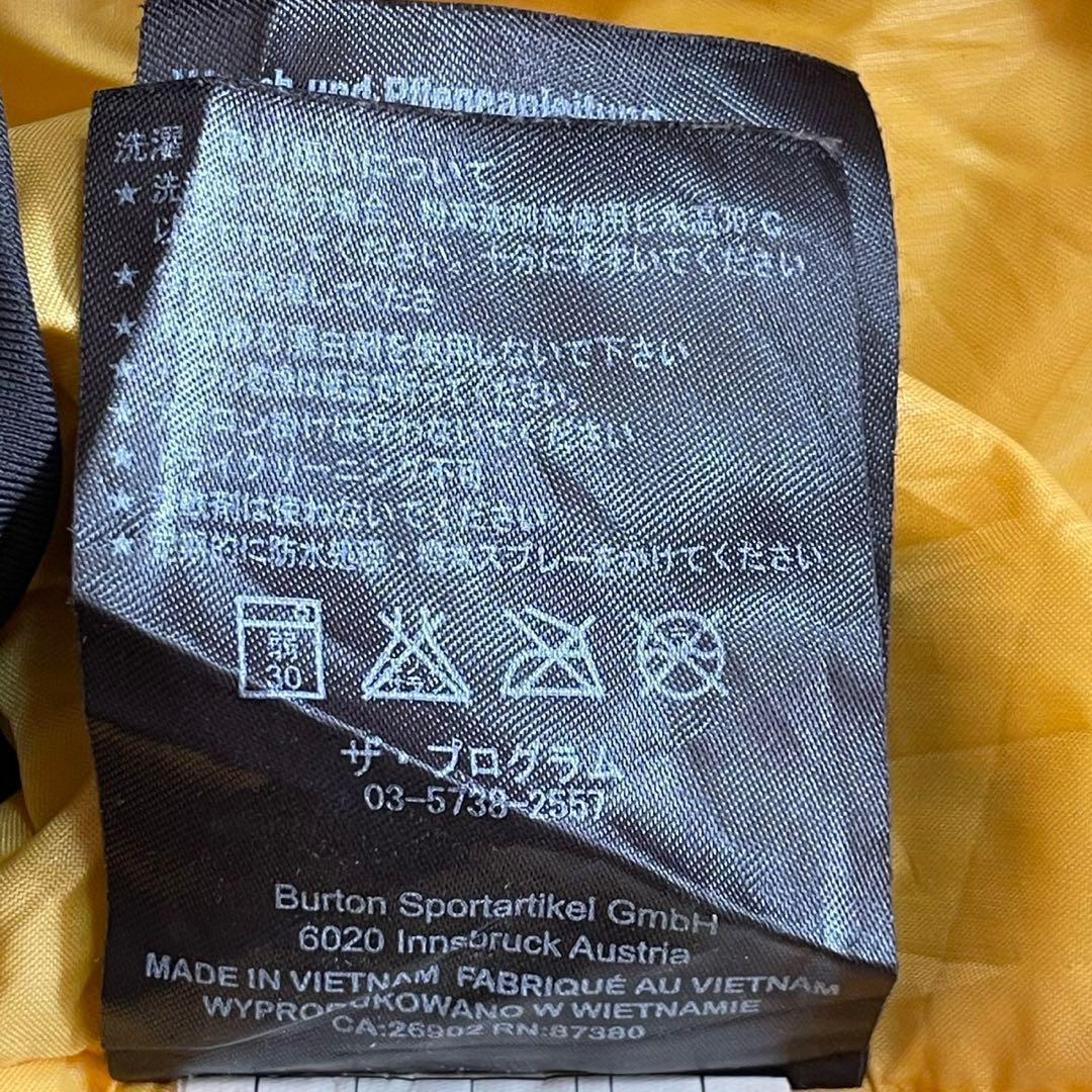 BURTON バートン スノーボードウエア 黒 ブラック L ワッペン