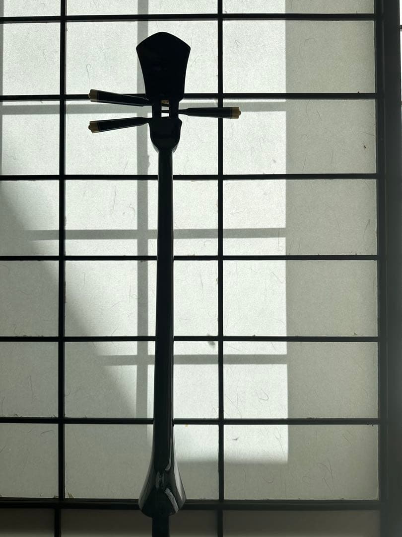 u*e様 銘入真壁型三線 高級黒木材